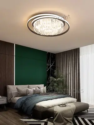 Modern Living Room Crystal Ceiling Lamp Luxury LED Light