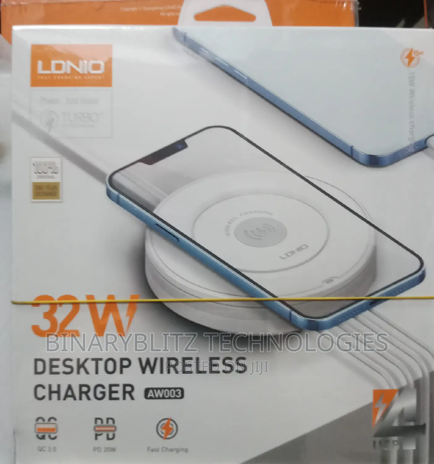 32W Desktop Wireless Charger