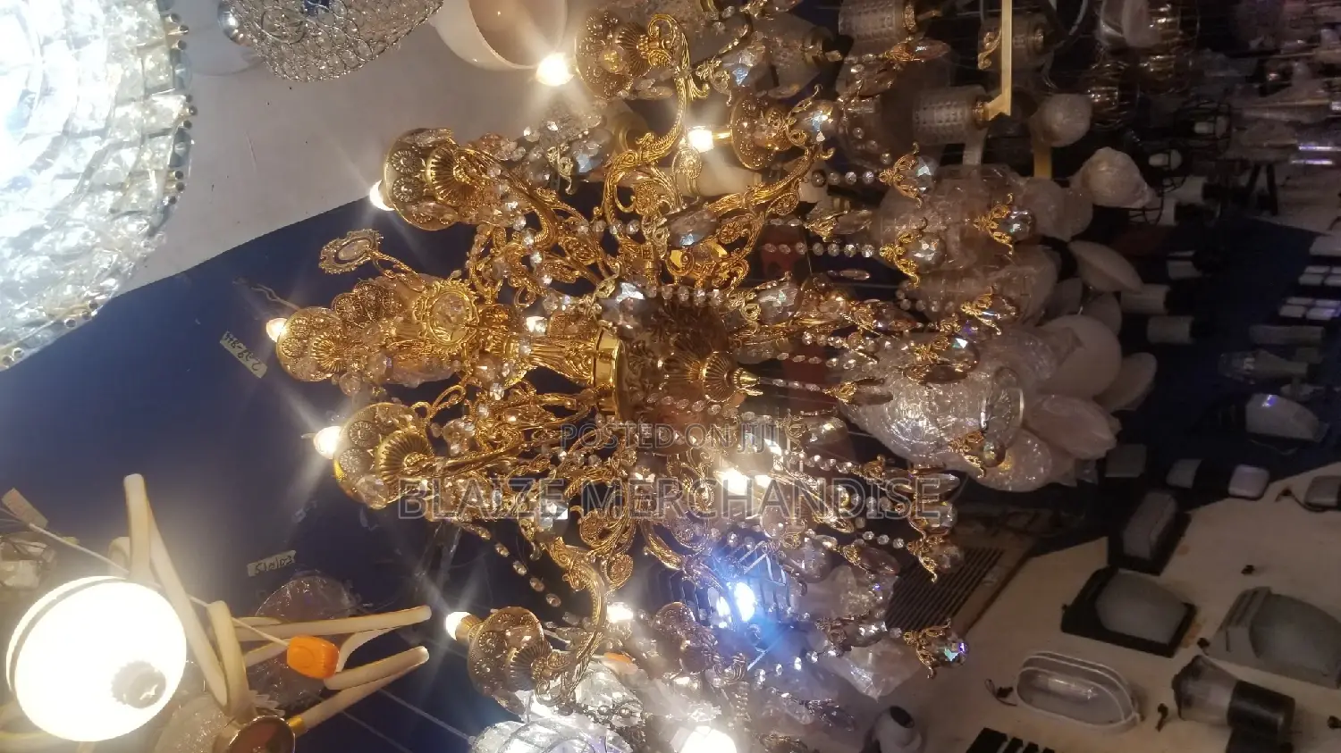 Gold Chandelier