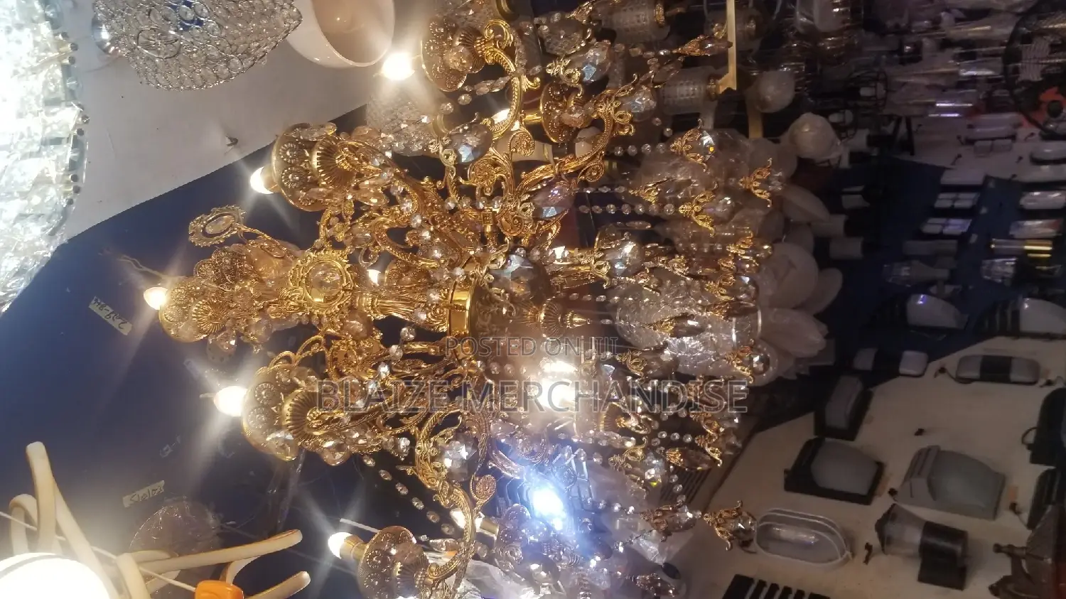 Gold Chandelier
