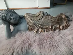 Photo - Dainty Laying Buddha Gray/Gold