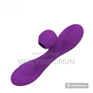 2in1 G-Spot Tapping Clitoris Flap Sucking Vibrator Sex Toy