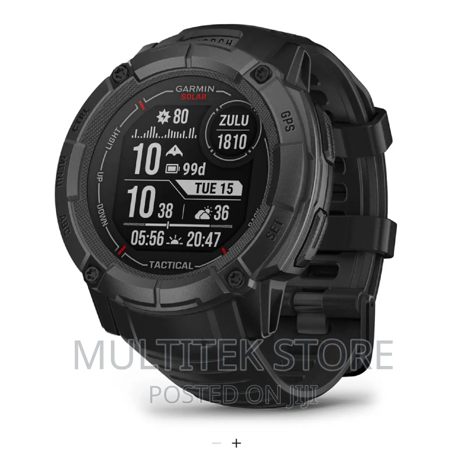 Instinct 2x Solar - Tactical Edition - Black