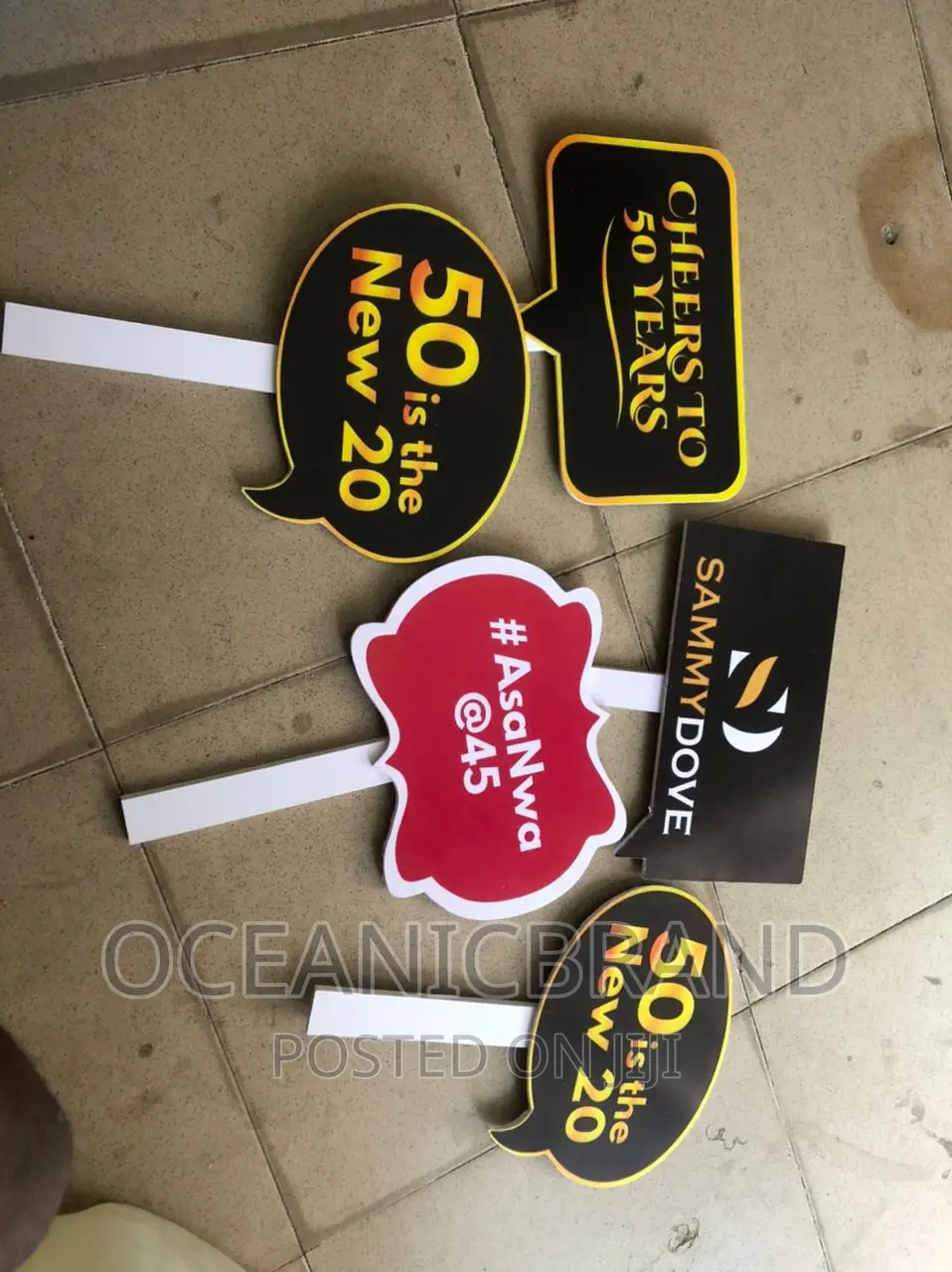 Photos Props and Placards Available