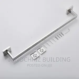 Chrome Single Towel Rail (6433f)