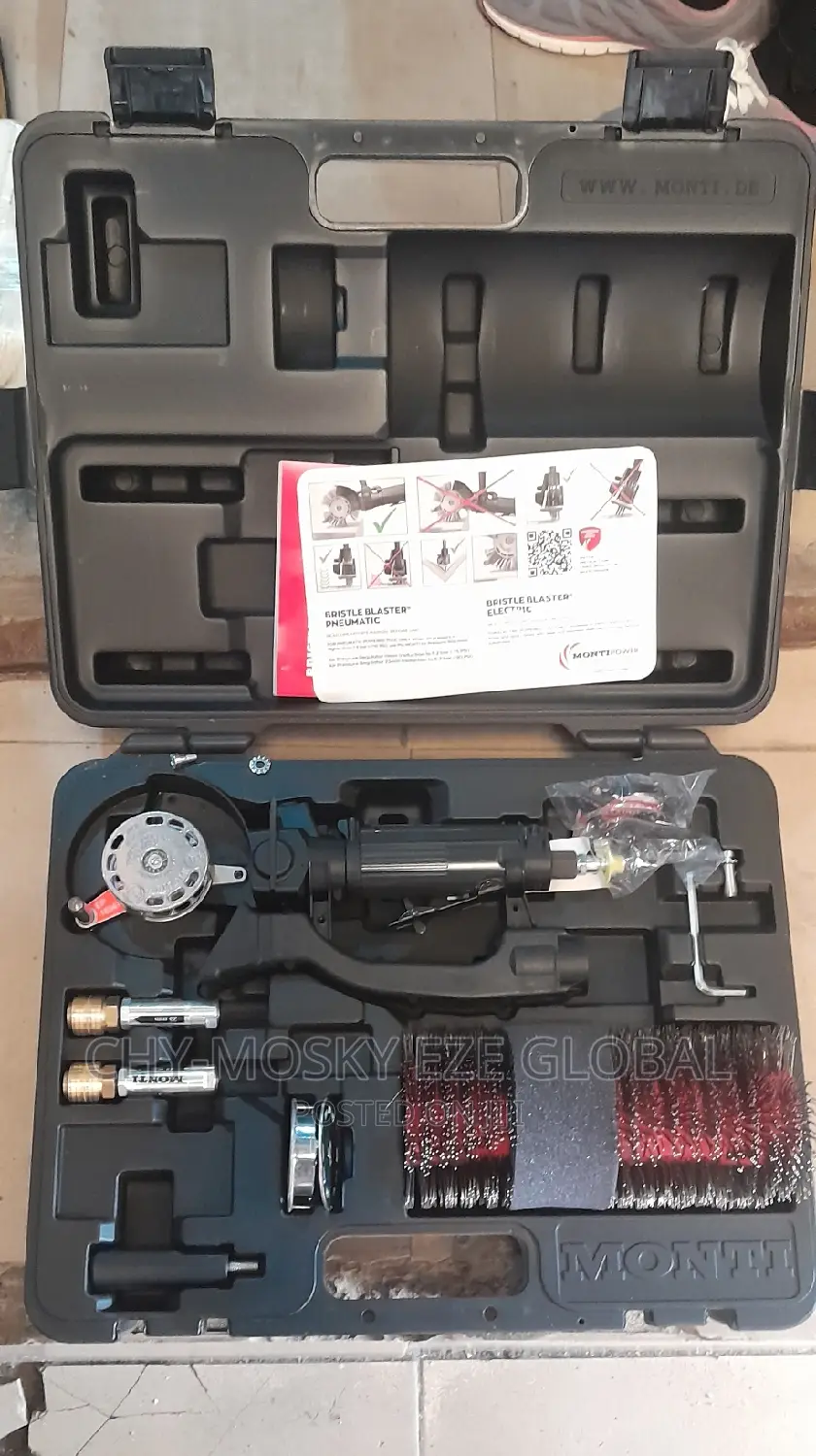 Monti Pneumatic Bristle Blaster Tools/Kit