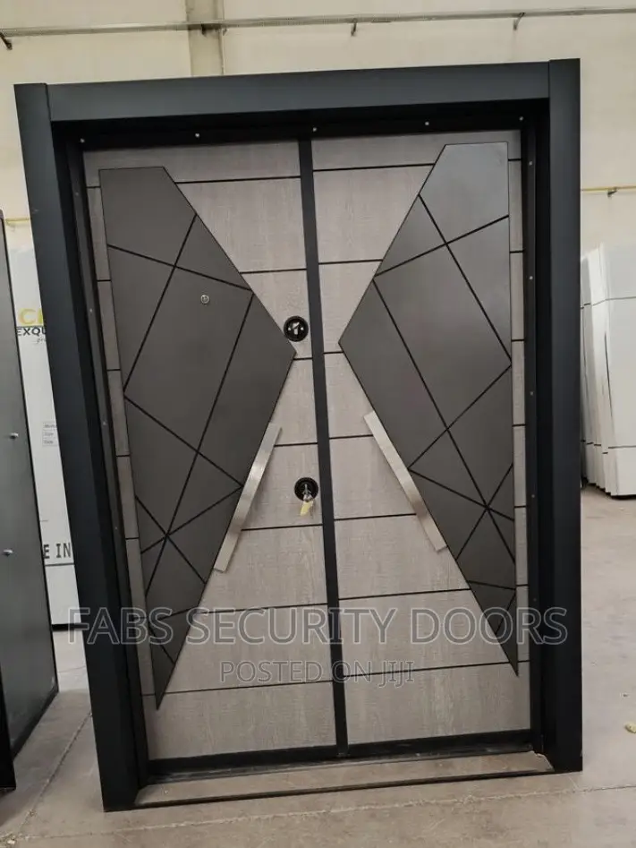 5ft Gray Security Doors
