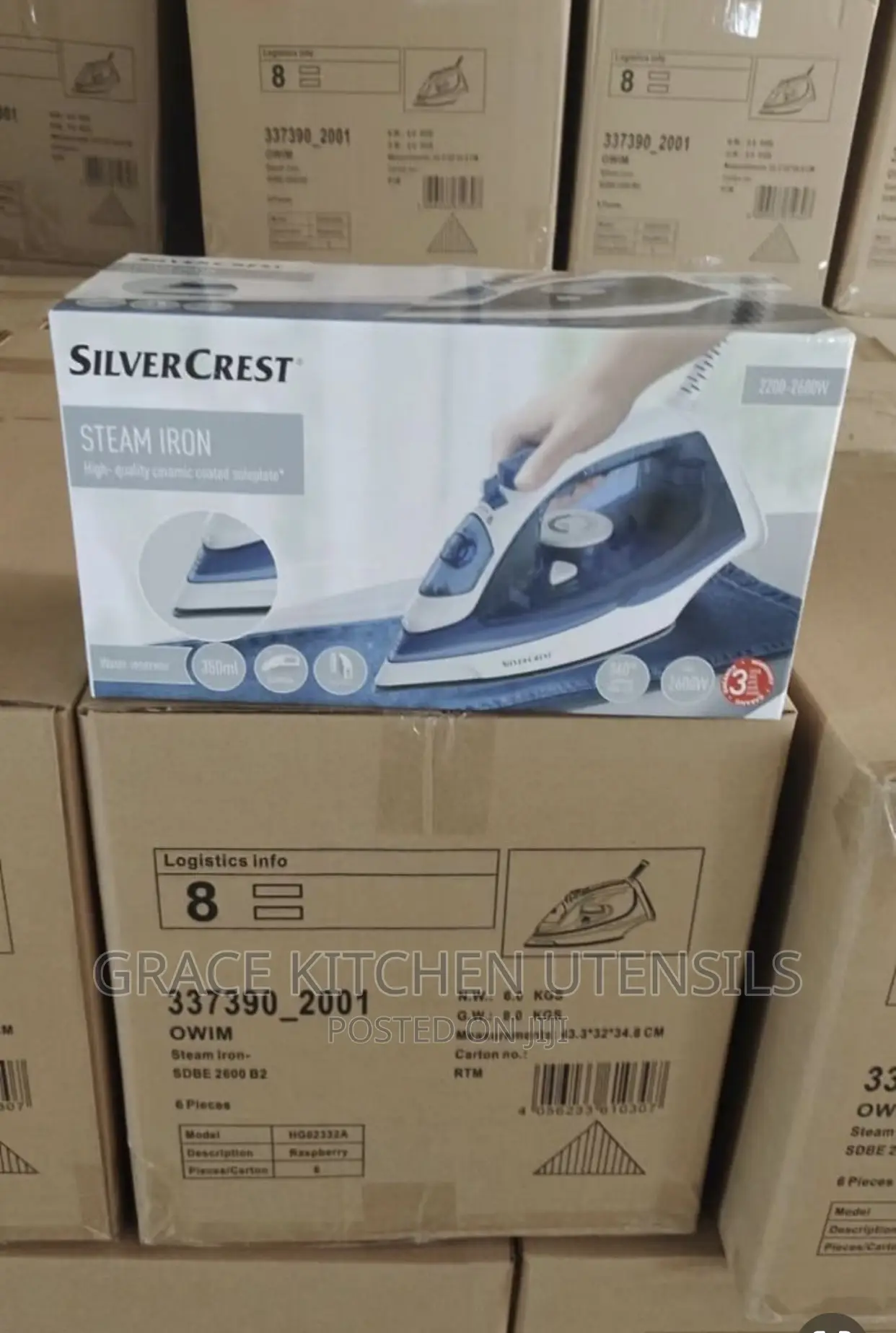 Silver Crest Electric Steam Iron 2600w