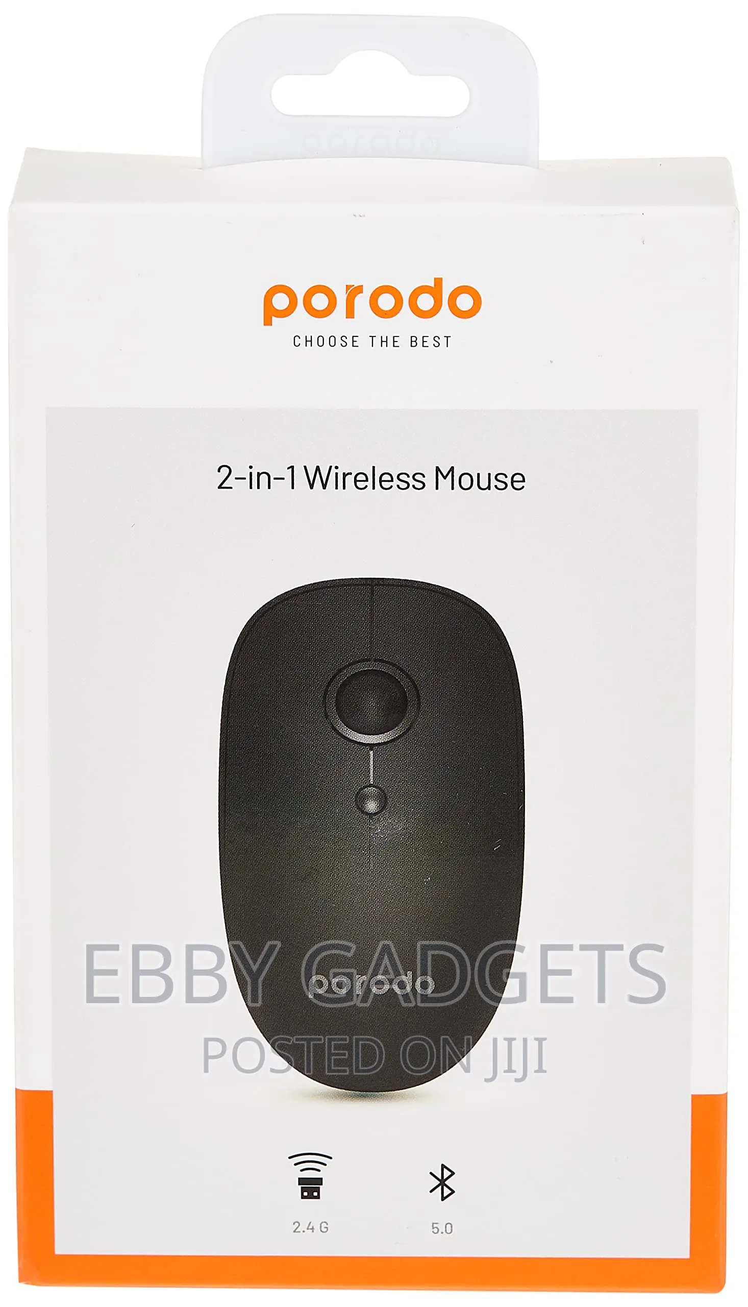 Porodo 2 In 1 Wireless Bluetooth Mouse