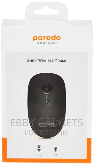 Porodo 2 In 1 Wireless Bluetooth Mouse