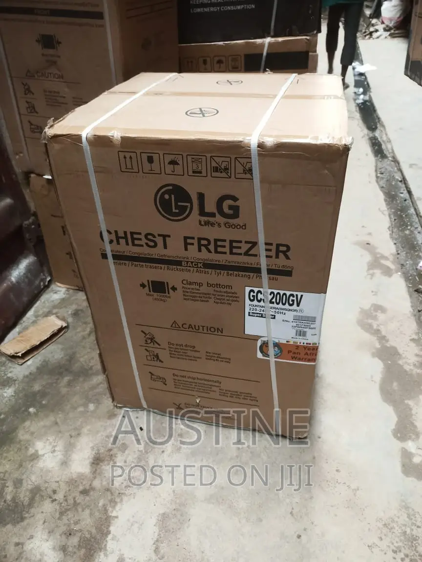 Brand New LG 200L Chest Freezer>>External Compressor>Silver>