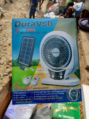 7 Inches Duravolt Rechargeable Fan