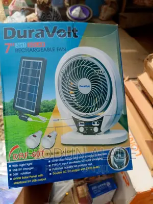 7 Inches Duravolt Rechargeable Fan