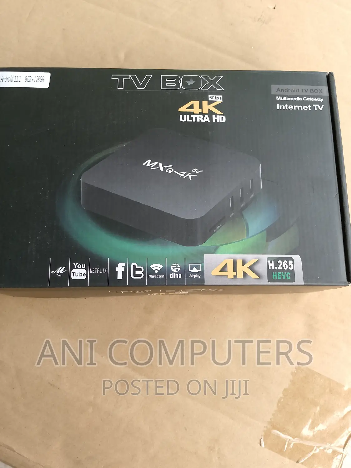 MXQ- TV Box ANDROID 11 1 8gb+128gb