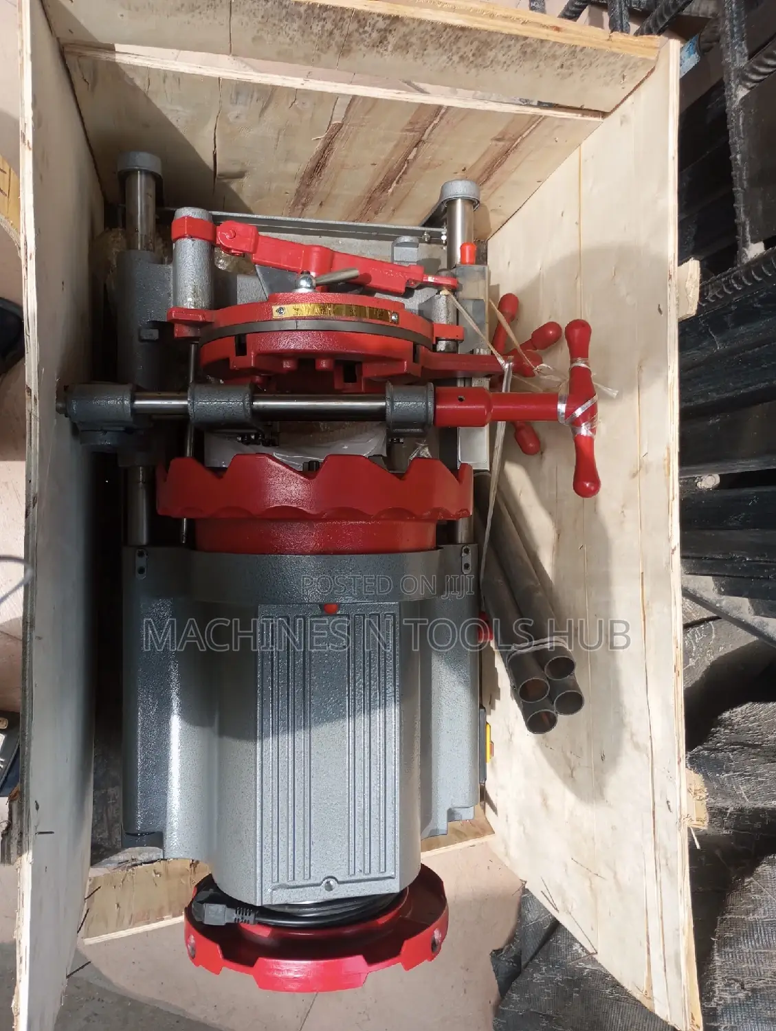 4" Pipe Threading and Dicing Machine