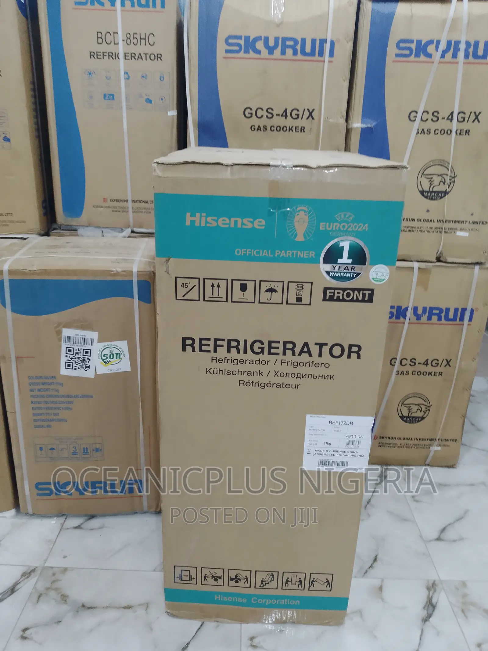 124litres Hisense Refrigerator