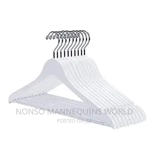 White Ceramics Clothes Hangers