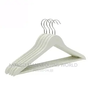 White Ceramics Clothes Hangers
