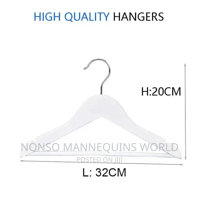 White Ceramics Clothes Hangers