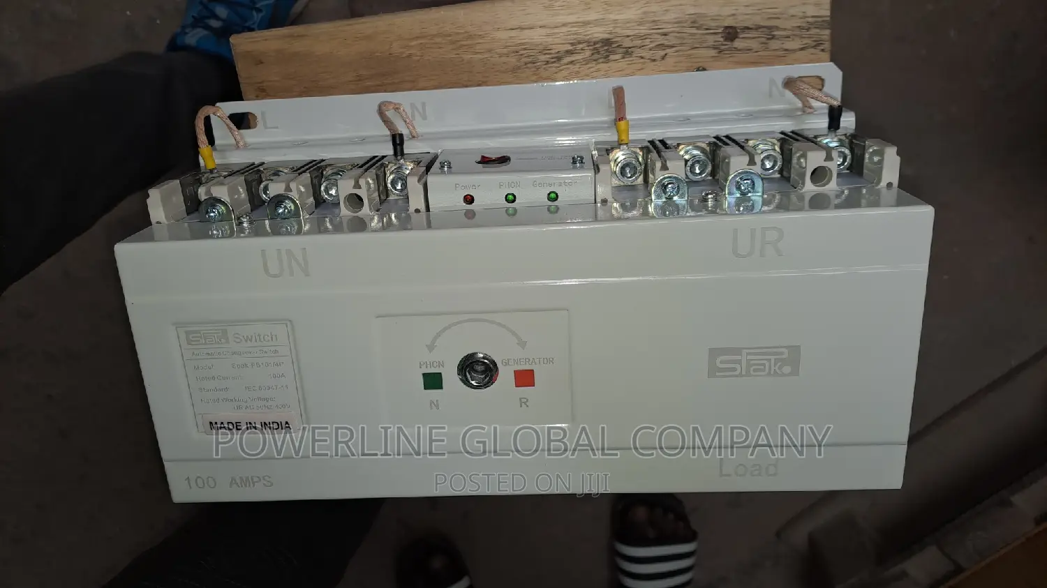 100amps Automatic Change Over for Home's /Hotels/ Companies