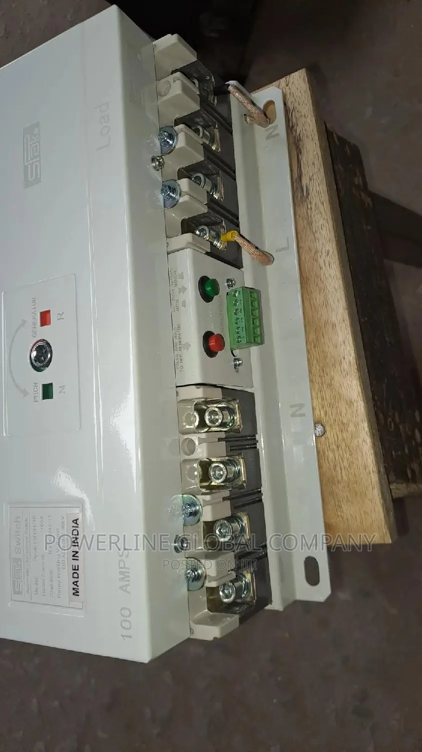 100amps Automatic Change Over for Home's /Hotels/ Companies