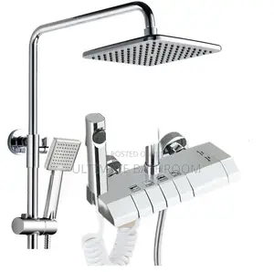 Chrome Piano Shower Faucet