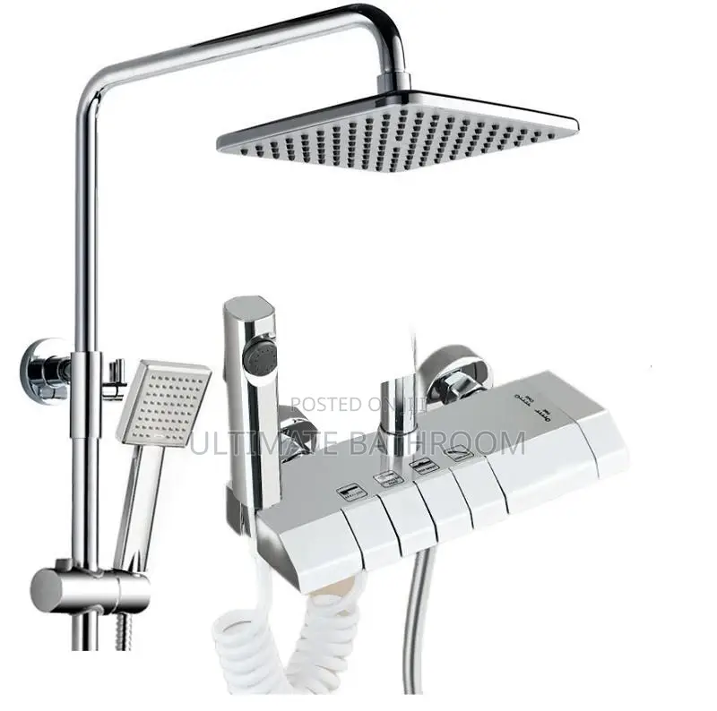 Chrome Piano Shower Faucet