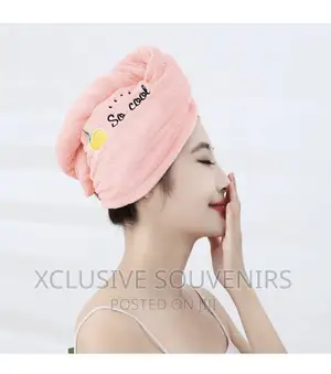 Towel Bath Hats for Women Dry Hair Cap Quick Drying Soft