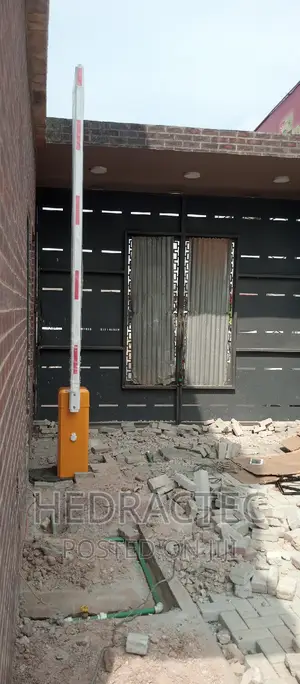 Boom Barrier Gate With Access Card Reader