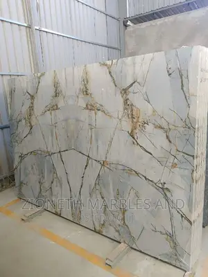Gold Wave Quartz Marble Slab