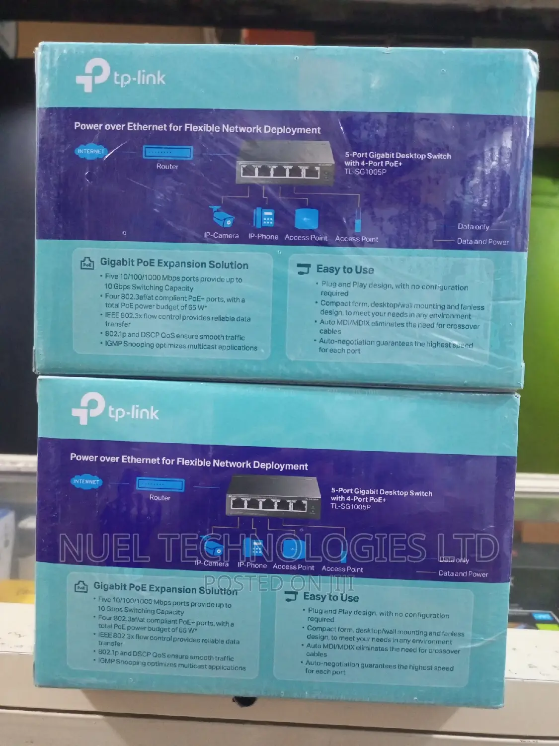 Tp-Link 5-Port Gigabit Desktop Switch With 4-Port Poe+ in Ikeja ...
