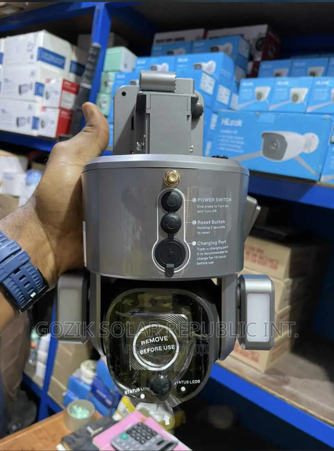 Solar Energy CCTV Camera Wifi