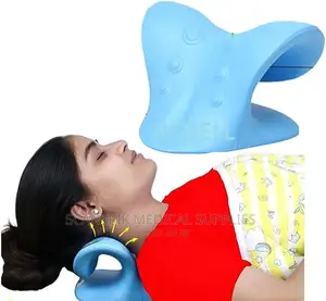 Foam Blue Neck Massager Pillow Relaxer