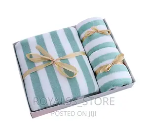 Fully Boxed 3in1 Stripe Towel Gift Set