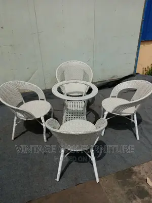 White Outdoor Garden Set