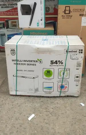 New Scanforst Inverter Chest Freezer(300l) 54%Energy Saving