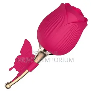 Rose Clit and Nipple-Sucking Women Vibrator Sex Toy