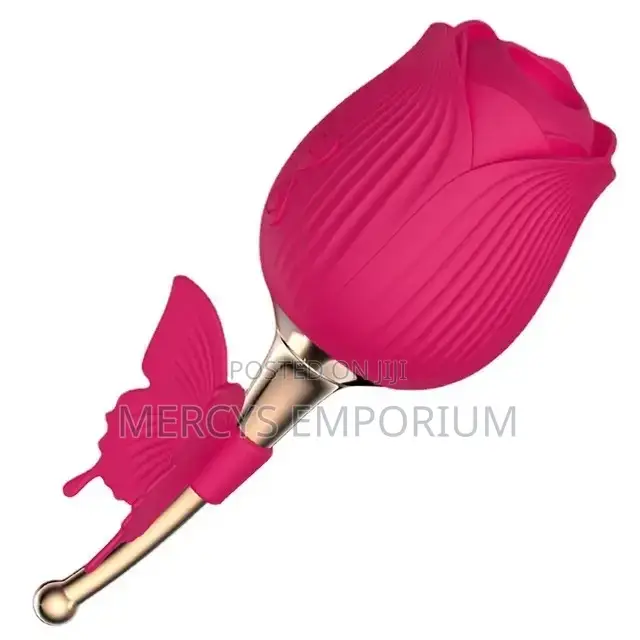 Rose Clit and Nipple-Sucking Women Vibrator Sex Toy