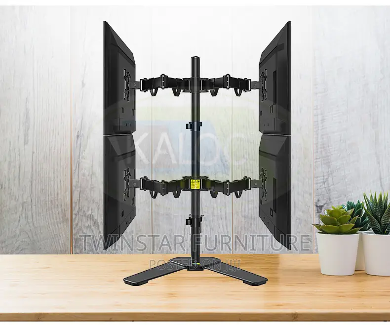 Modern Multi Monitor Desk Mount for LED / LCD