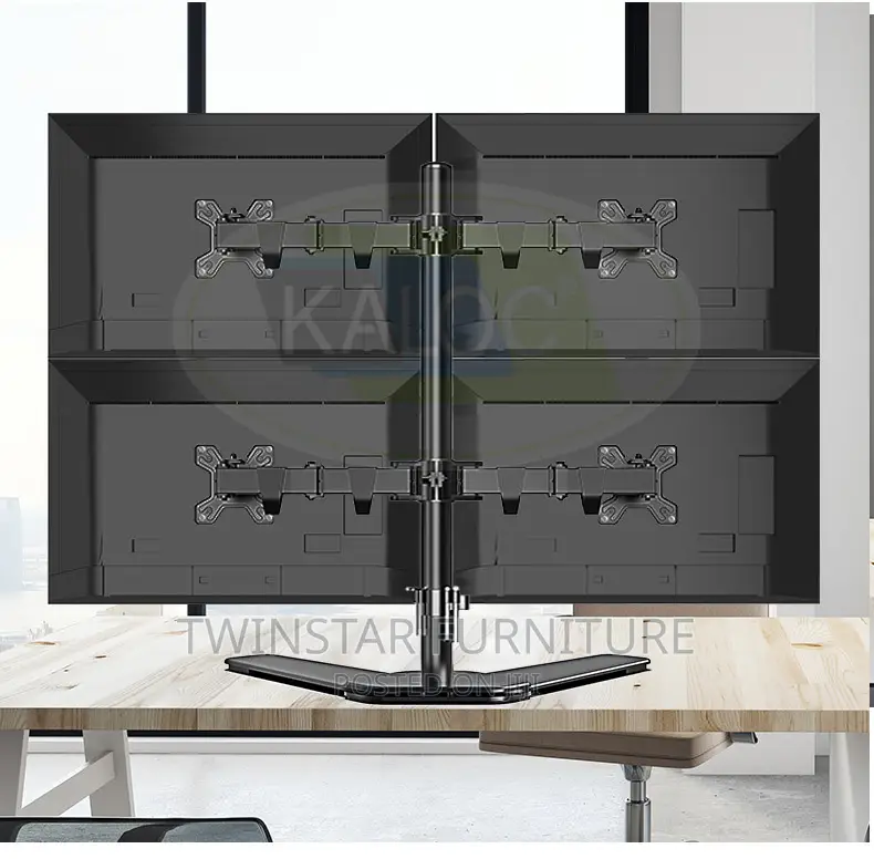 Modern Multi Monitor Desk Mount for LED / LCD