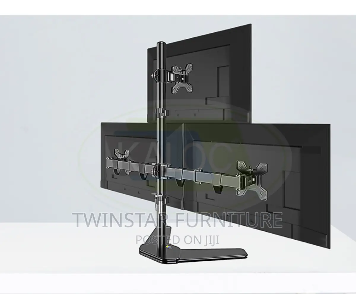 Modern Multi Monitor Desk Mount for LED / LCD