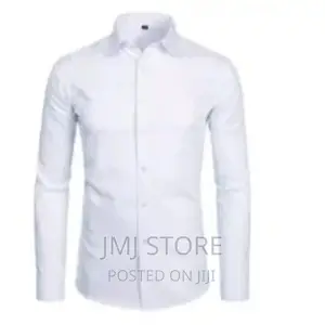 Regular Cotton Long Sleeve Shirt - White