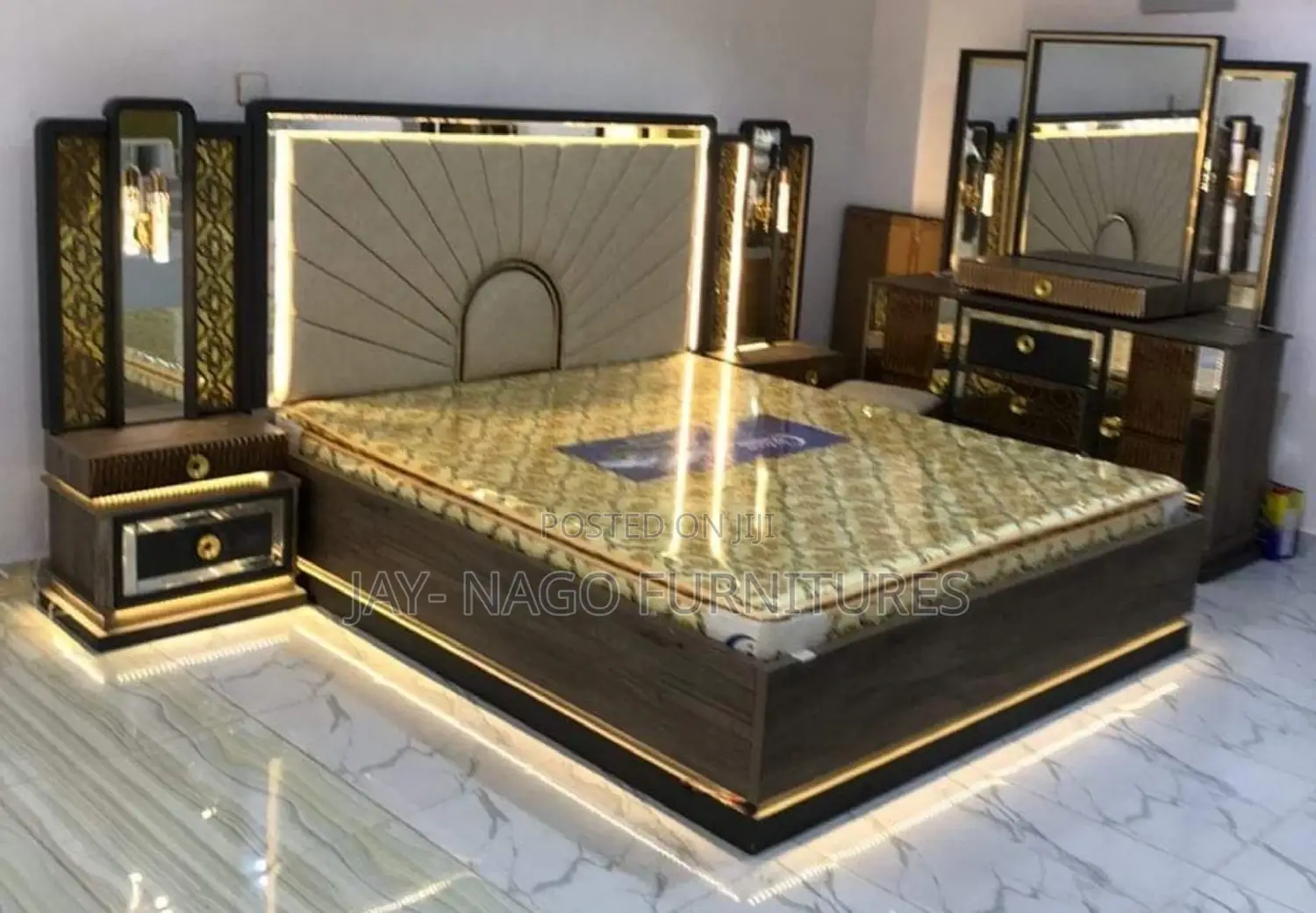 Highly Standard Quality Bedframe With Light