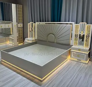 Highly Standard Quality Bedframe With Side Drawers, Mirror