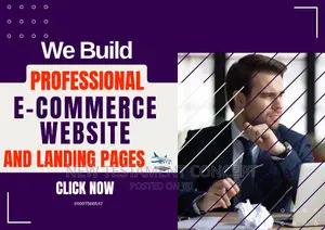 We Build Professional E-commerce Website And Landing Pages
