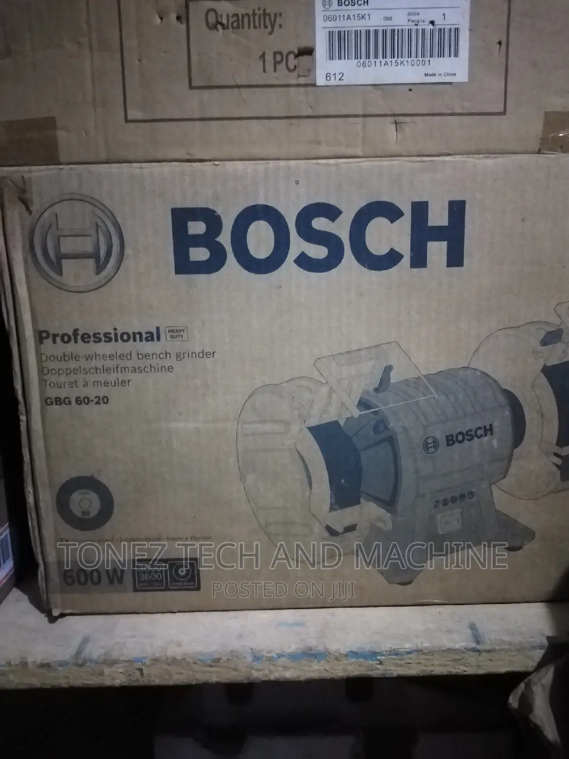 Bosch Double Wheeled Bench Grinder (GBH 60_20)