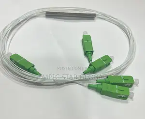 1 X 4 PLC Fiber Splitter, Mini Module, 900μm, SC/APC, Single