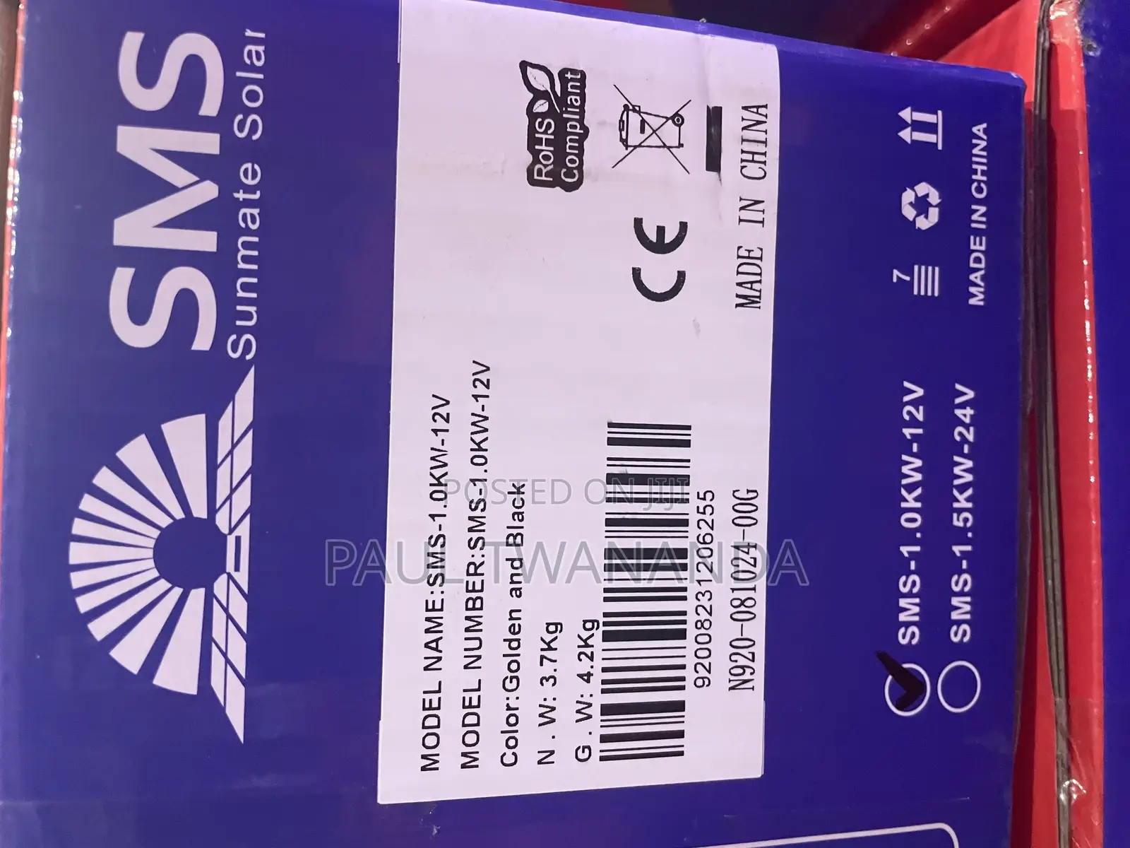1kva 12v Hybrid SMS Inverter