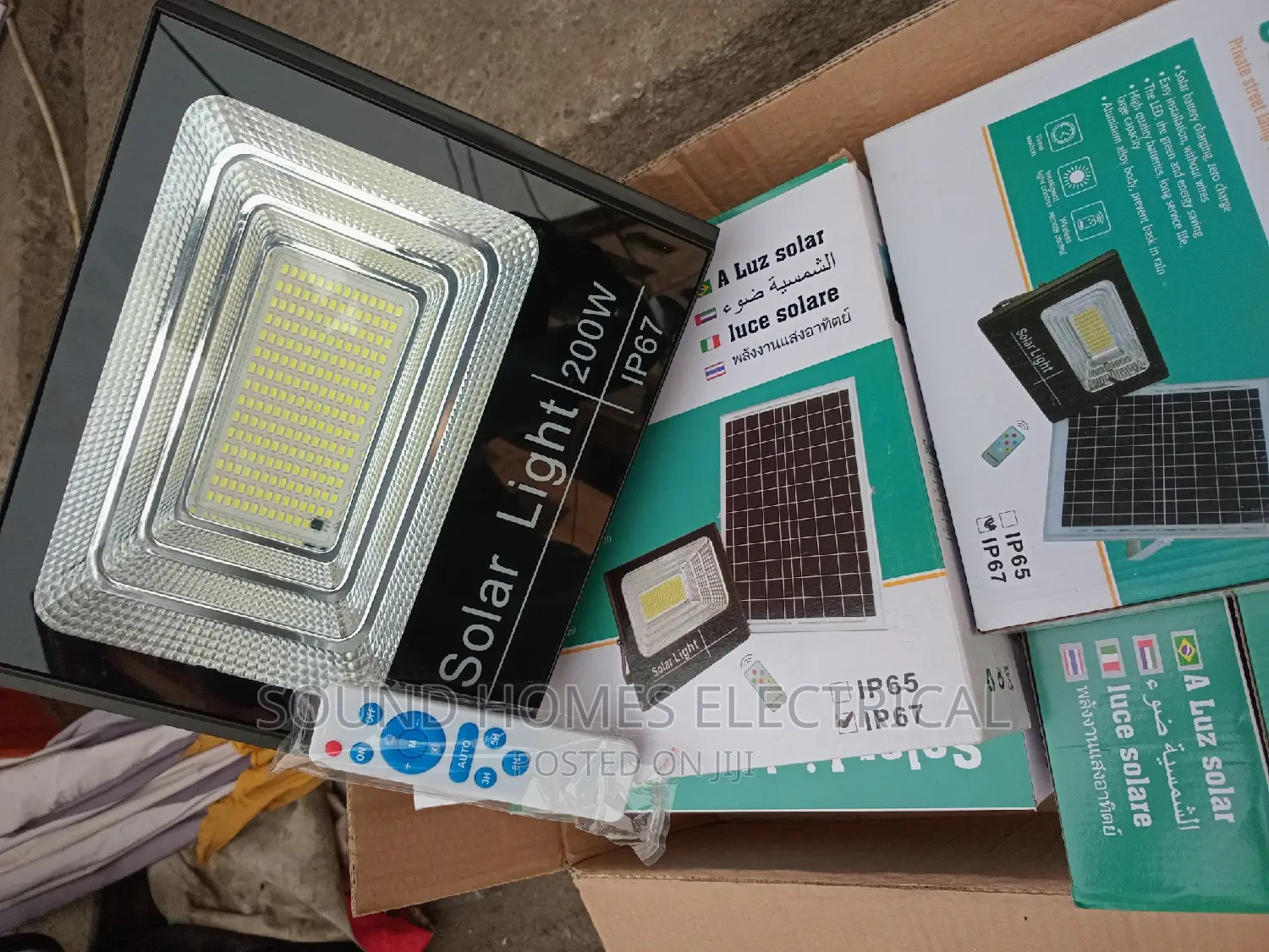 Led Solar Panel Floodlight