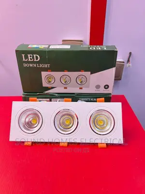White Body Warm White Light 3in1 Spotlights